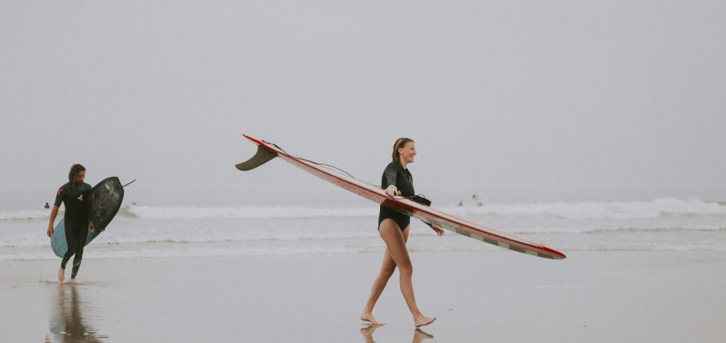 roupas de praia com proteção UV